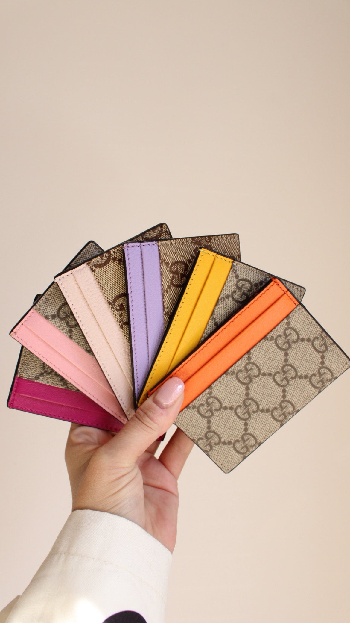 Gucci GG Supreme/Canvas Card Holder