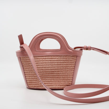 Marni Tropicalia Micro Raffia Shoulder Bag
