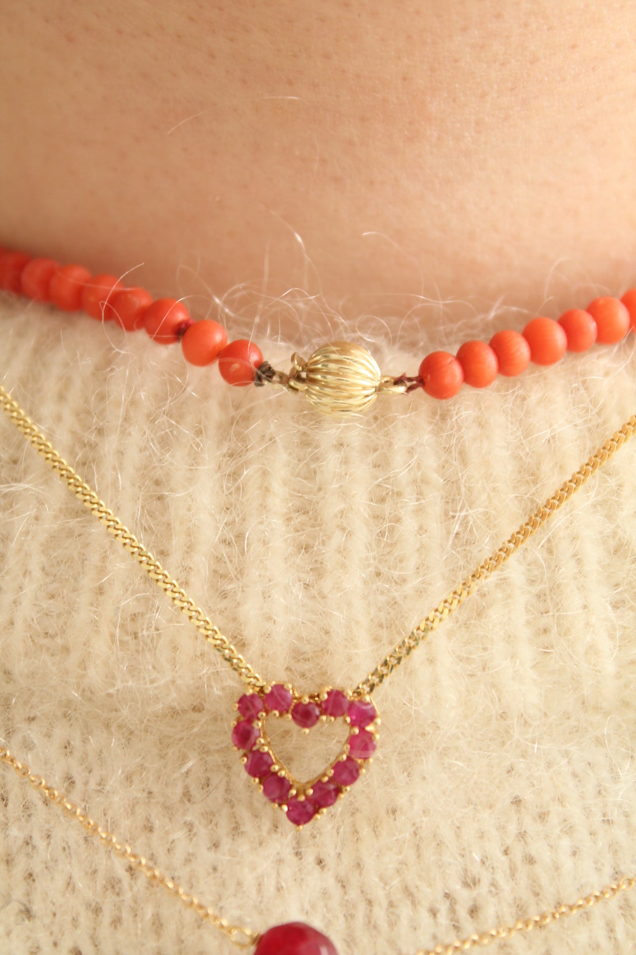 Antique Coral Necklace