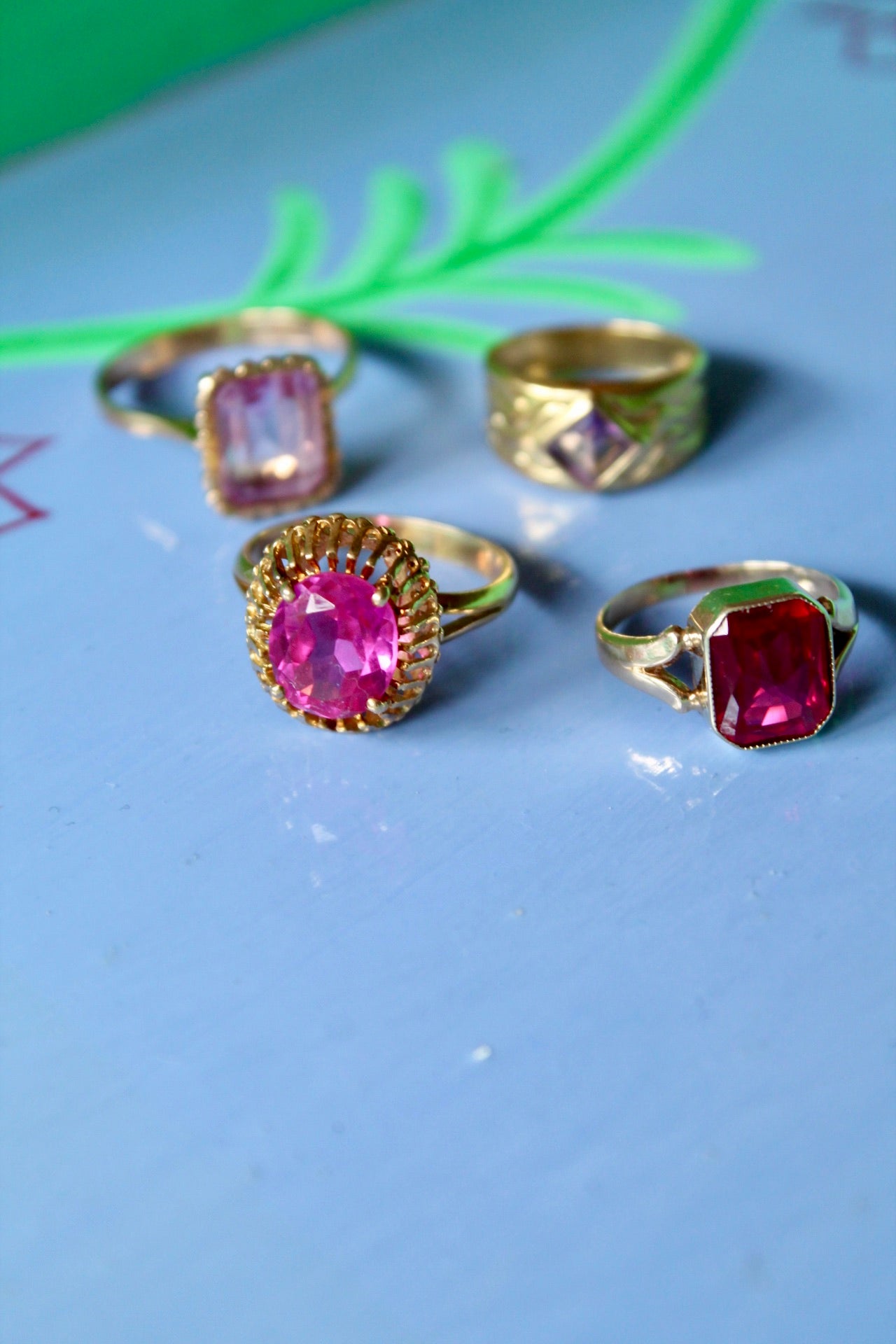 Pink Sapphire Cushion Ring