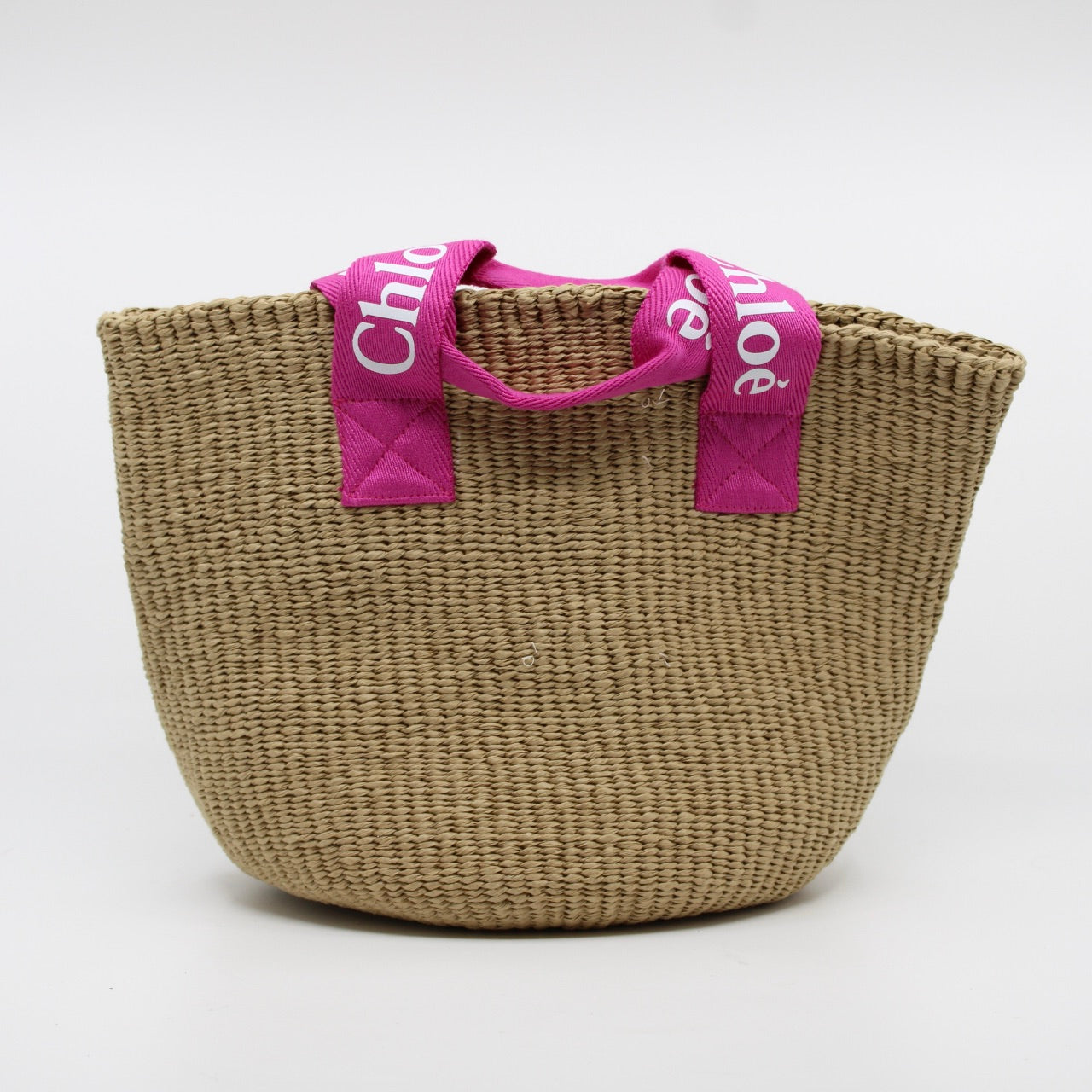 Chloe Raffia Basket Bag
