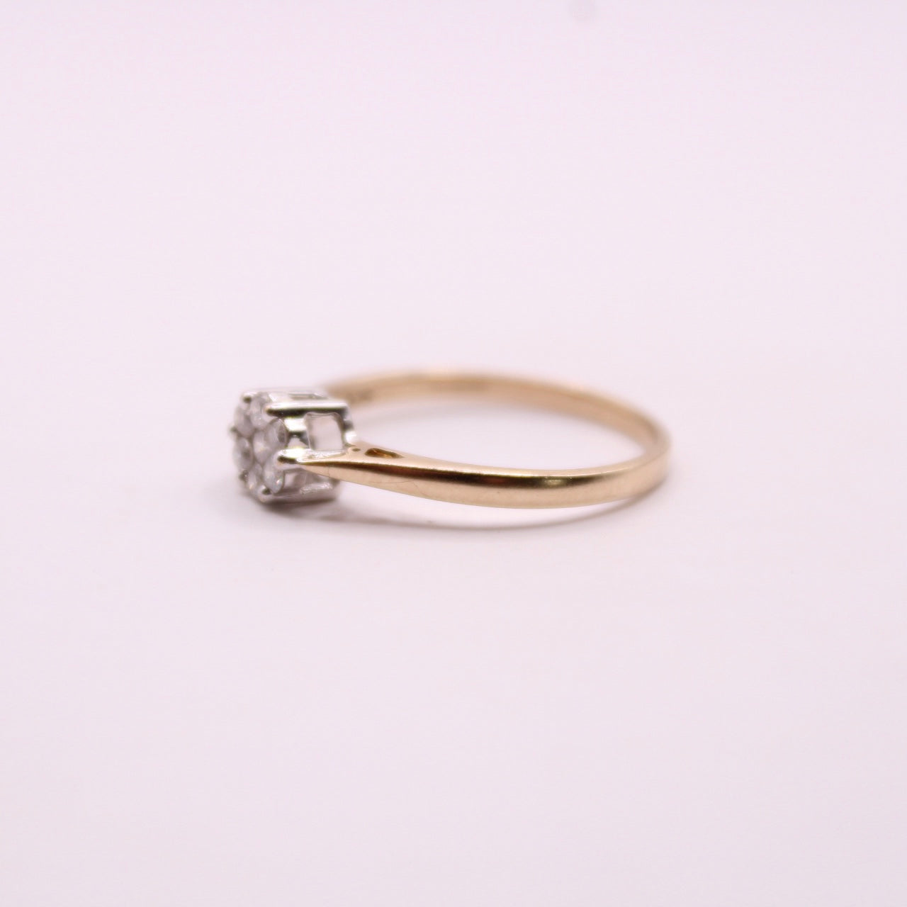 Diamond Flower Ring