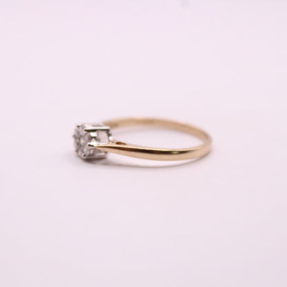 Diamond Flower Ring