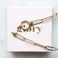 Bold Connector Lock Paperclip Necklace