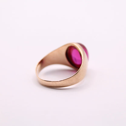 Cabochon Ruby Ring