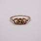 Yellow Topaz Trilogy Ring