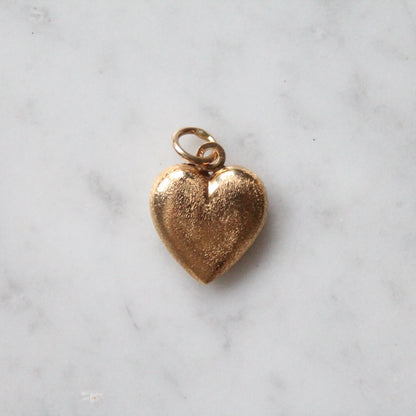 XL Matte Heart Charm