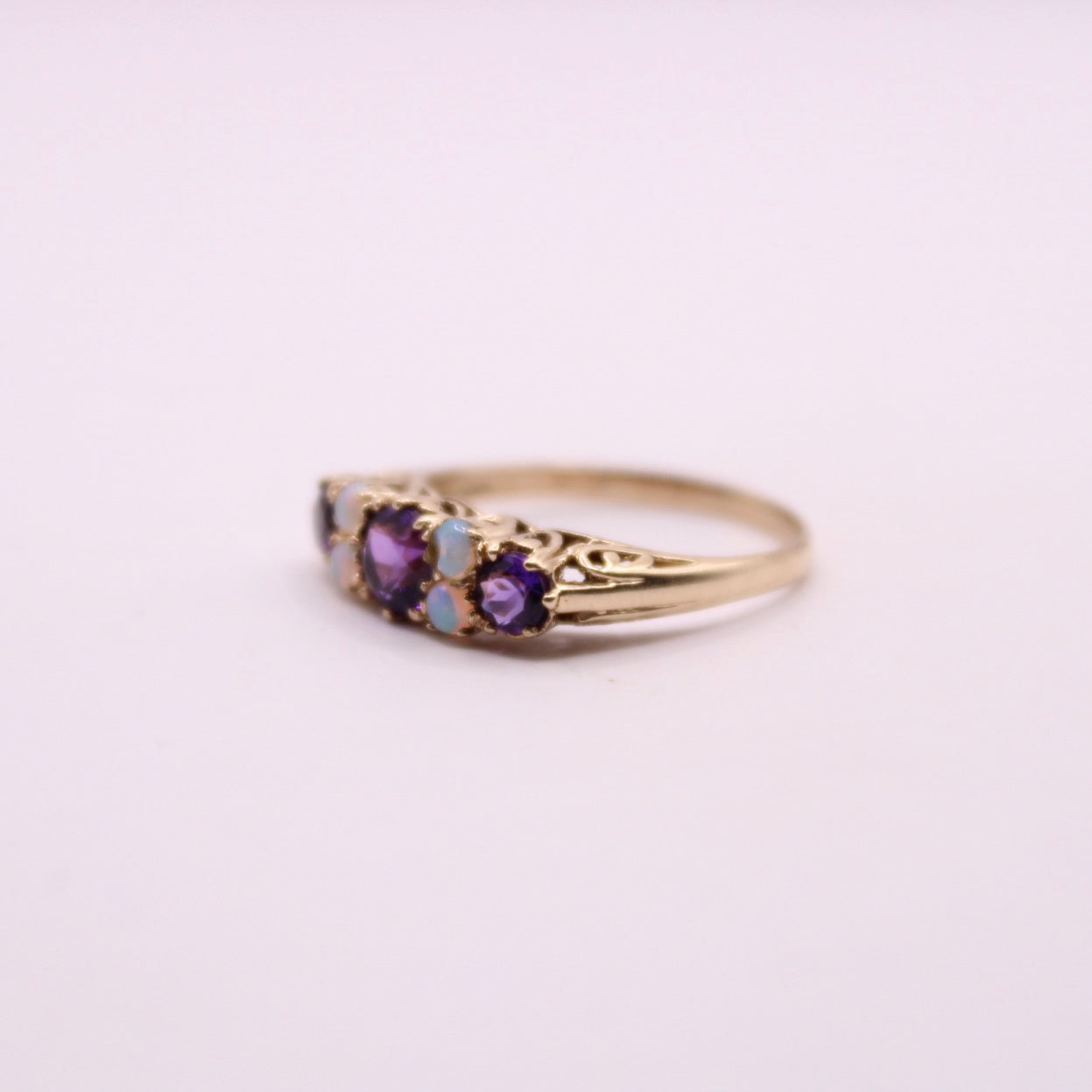 Victorian Opal & Amethyst Ring