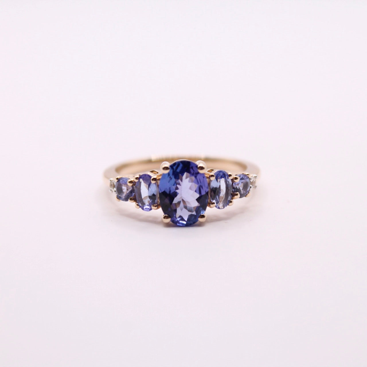 Tanzanite Five Stone Ring