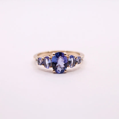 Tanzanite Five Stone Ring