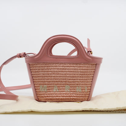 Marni Tropicalia Micro Raffia Shoulder Bag