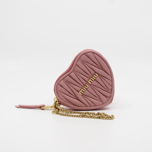 Miu Miu Matelasse Coin Purse