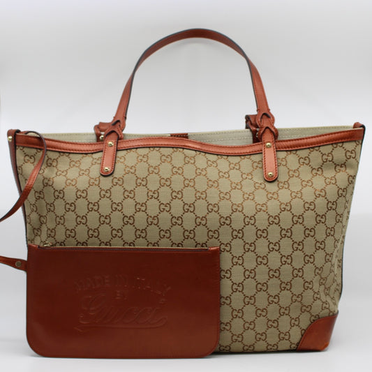 Gucci GG Canvas Tote Bag