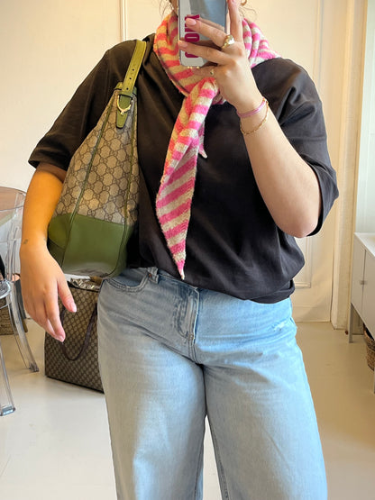 Gucci GG Supreme Slouchy Shoulder Bag