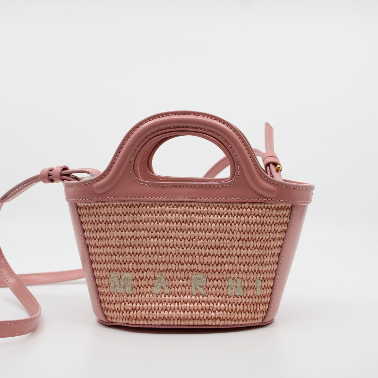 Marni Tropicalia Micro Raffia Shoulder Bag
