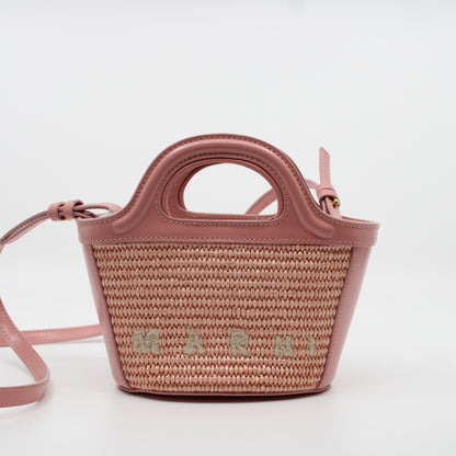Marni Tropicalia Micro Raffia Shoulder Bag