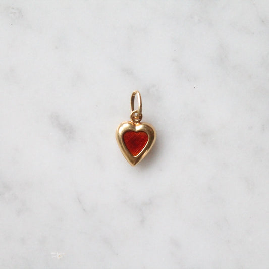 Enamel Heart Charm