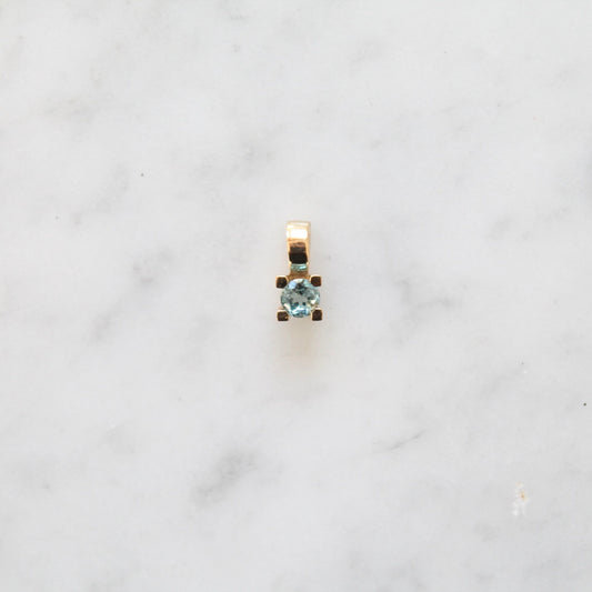 Tiny Aquamarine Pendant