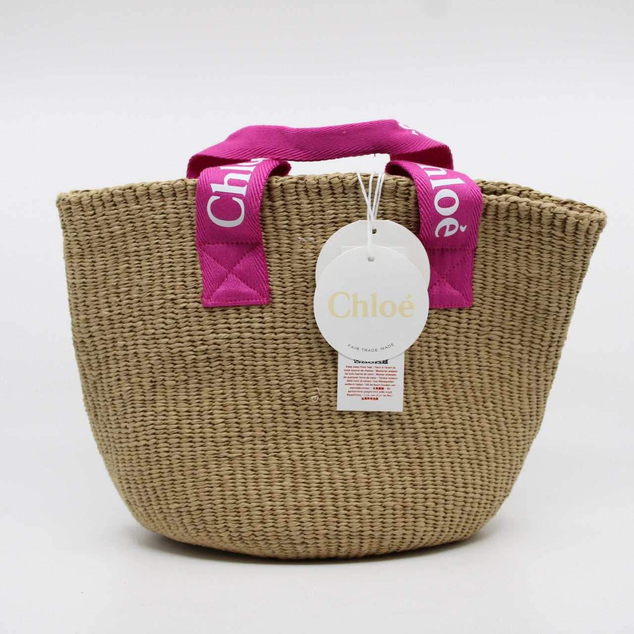 Chloe Raffia Basket Bag