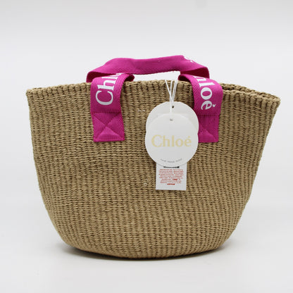 Chloe Raffia Basket Bag