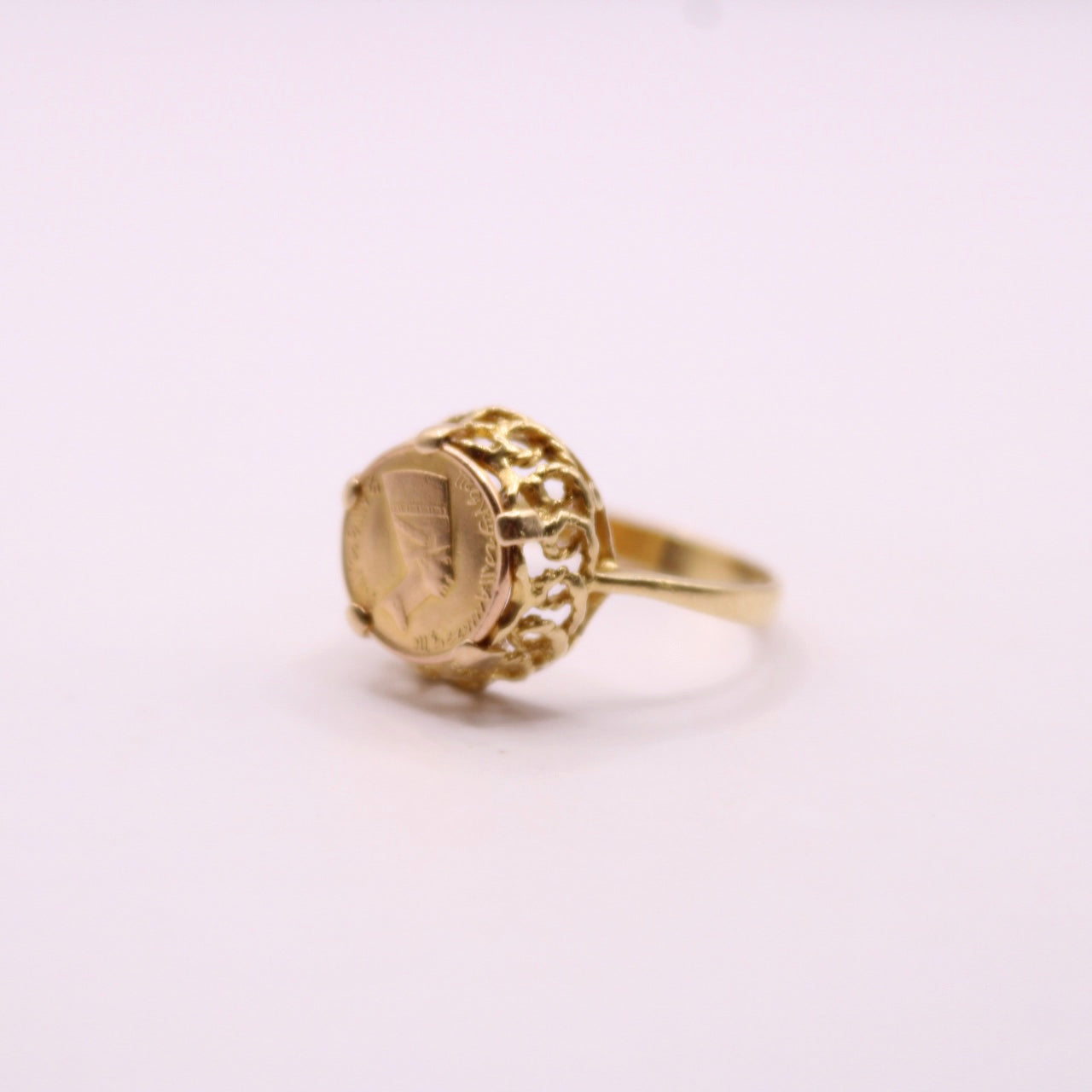Nefertiti Coin Ring