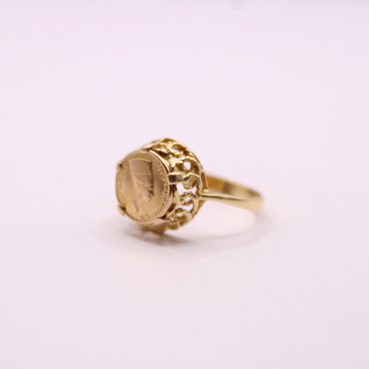 Nefertiti Coin Ring