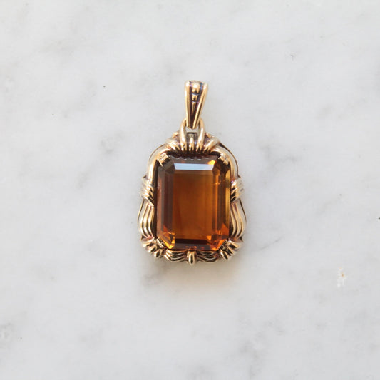 Bold Citrine Pendant