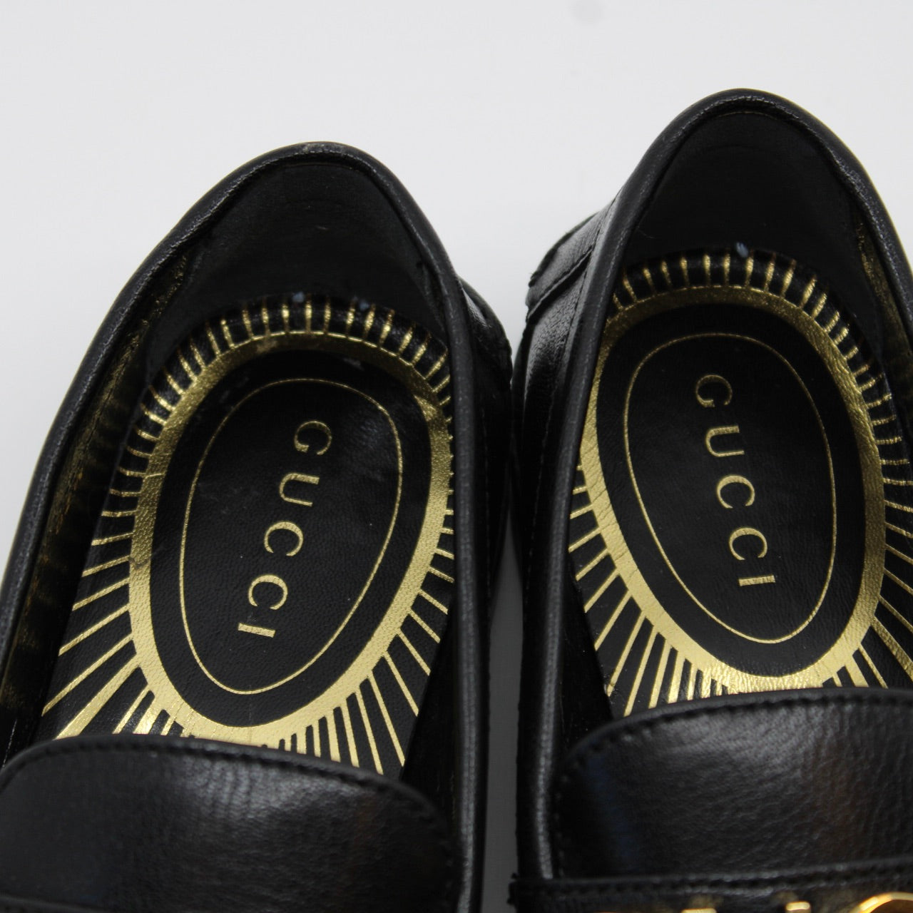 Gucci Cara Logo Loafers