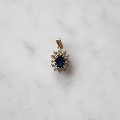 Sapphire Lady Di Pendant