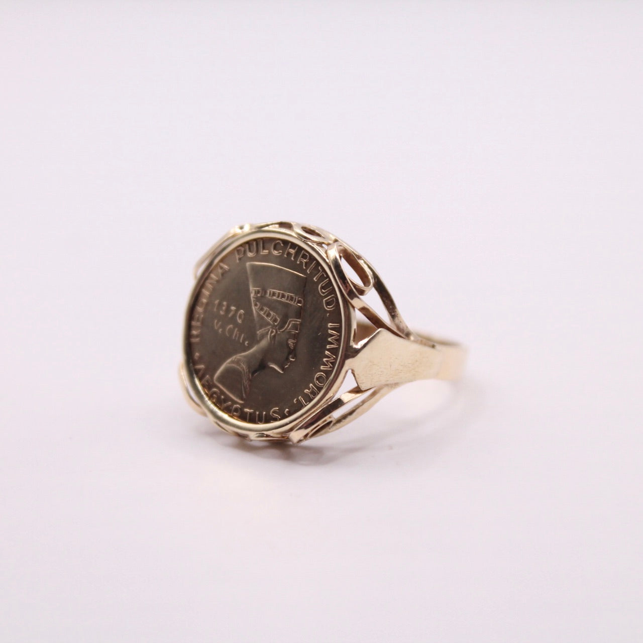 Nefertiti Coin Ring