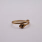 Garnet Snake Ring