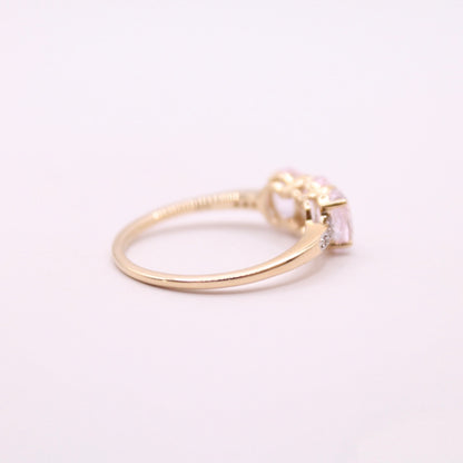 Kunzite Trilogy Ring