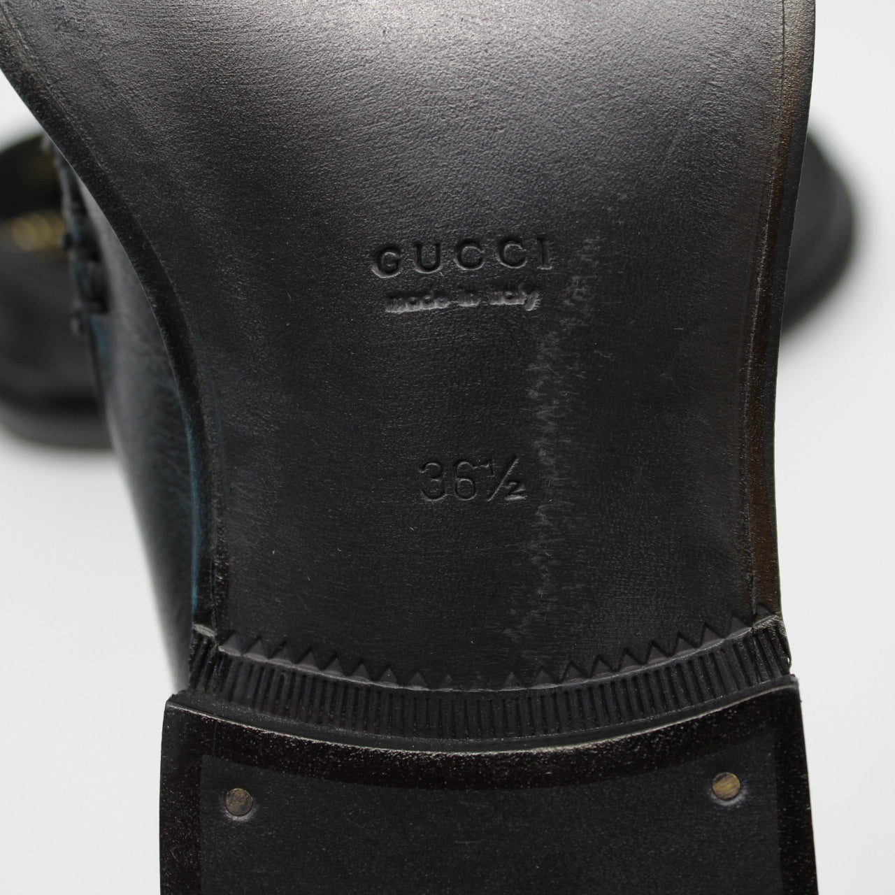 Gucci Cara Logo Loafers