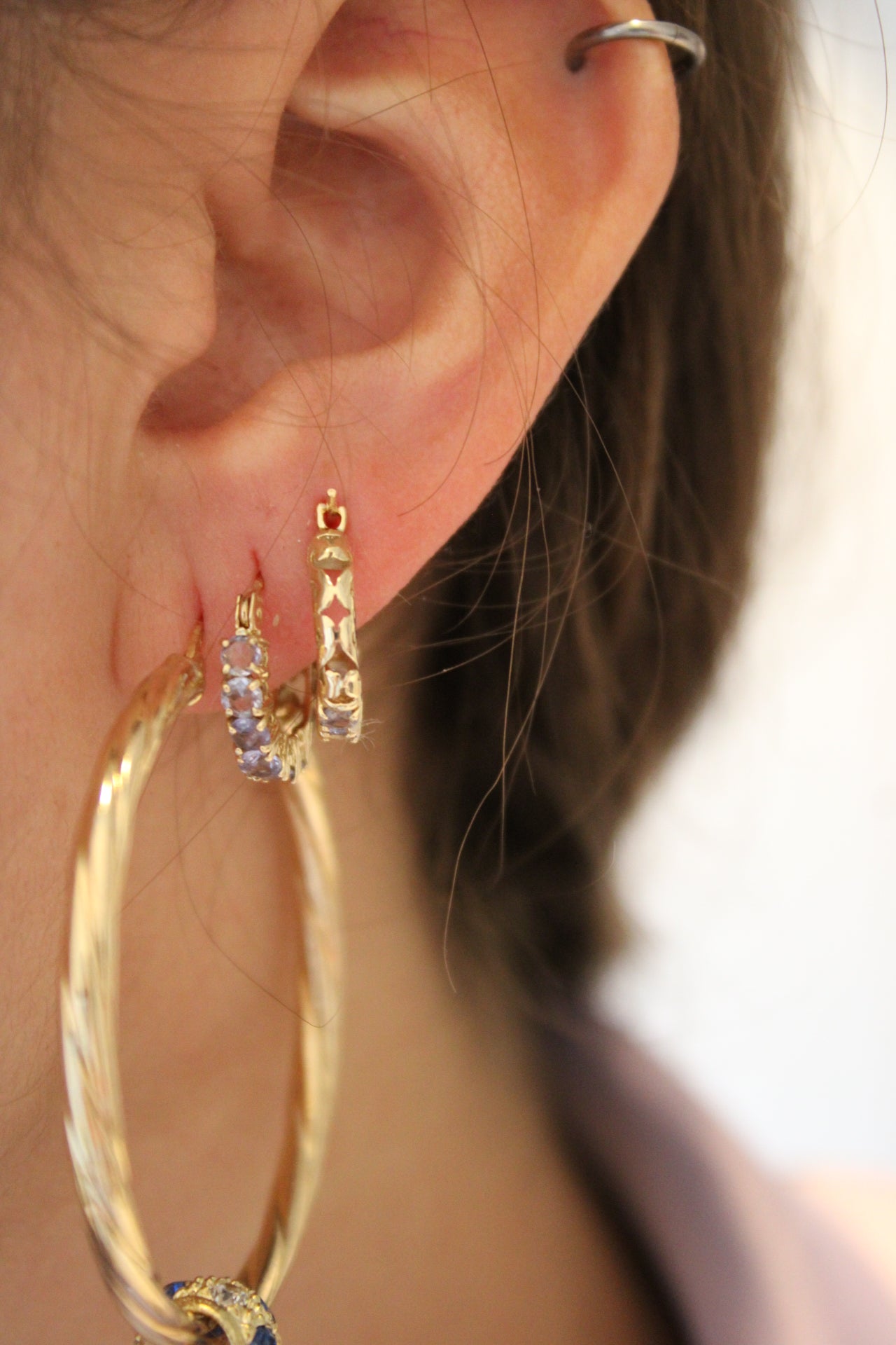 XL Twist Hoop Earrings