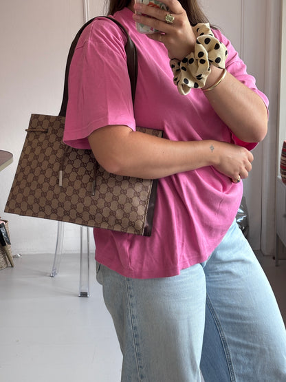 Gucci GG Canvas Drawstring Bag