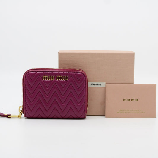 Miu Miu Matelasse Wallet