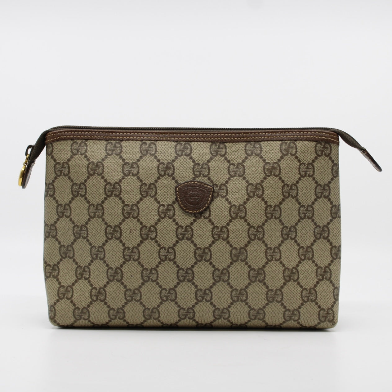 Gucci GG Supreme PVC Clutch/Pouch