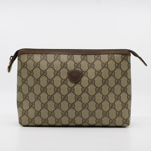 Gucci GG Supreme PVC Clutch/Pouch