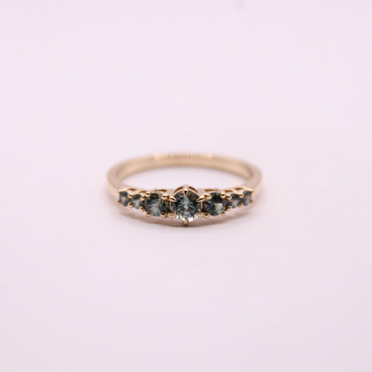 Montana Sapphire Row Ring