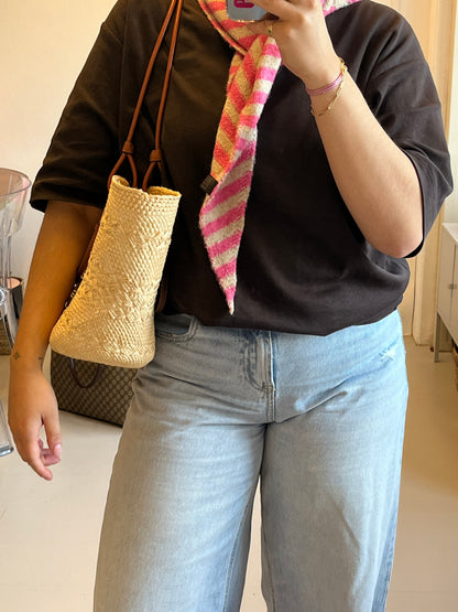 Loewe Anagram Raffia Tote Bag