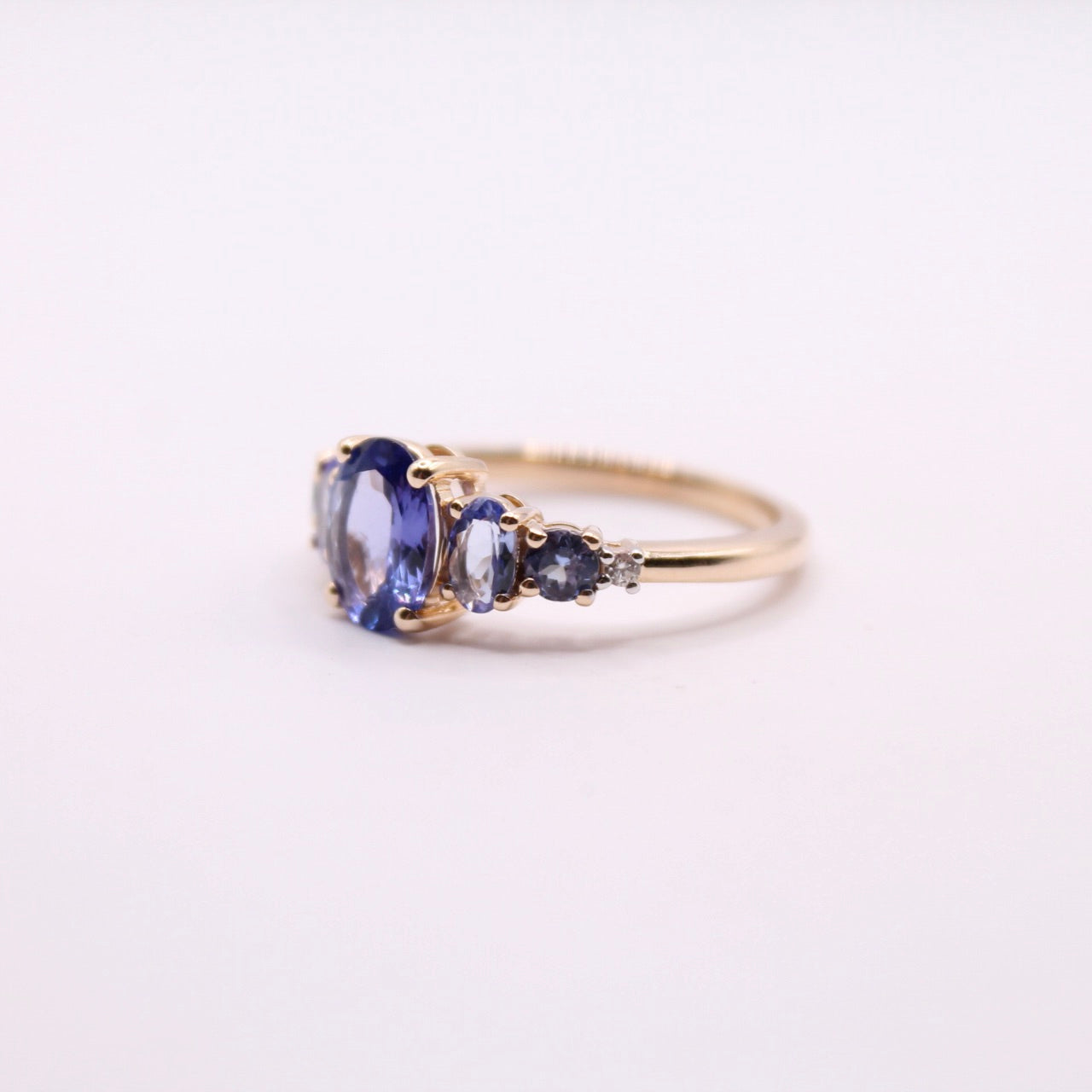 Tanzanite Five Stone Ring