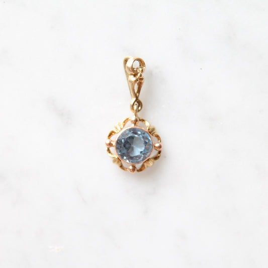 Topaz Flower Charm