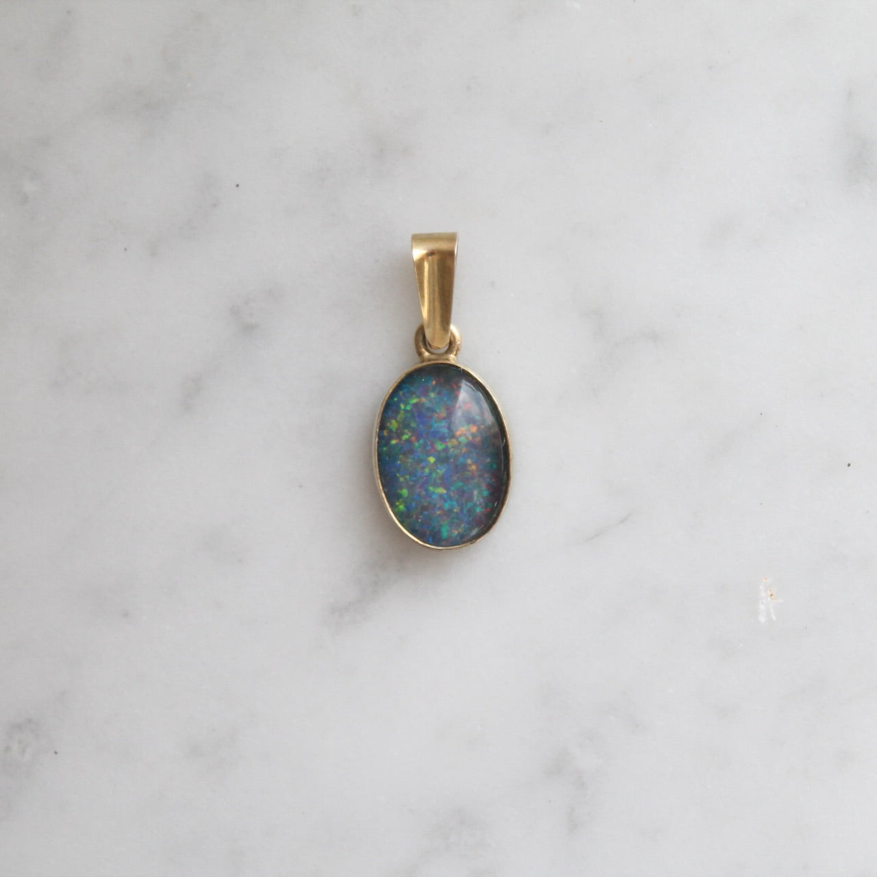 Mesmerizing Blue Opal Pendant