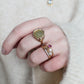 Pearl & Amethyst Heart Ring