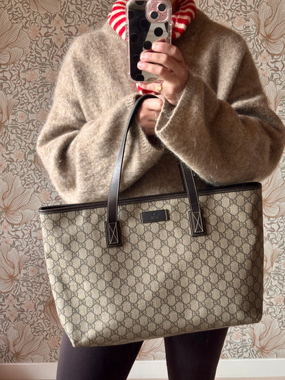 Gucci GG Supreme PVC Tote Bag