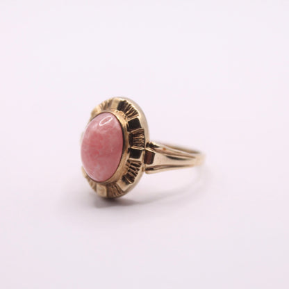 Rhodochrosite Statement Ring