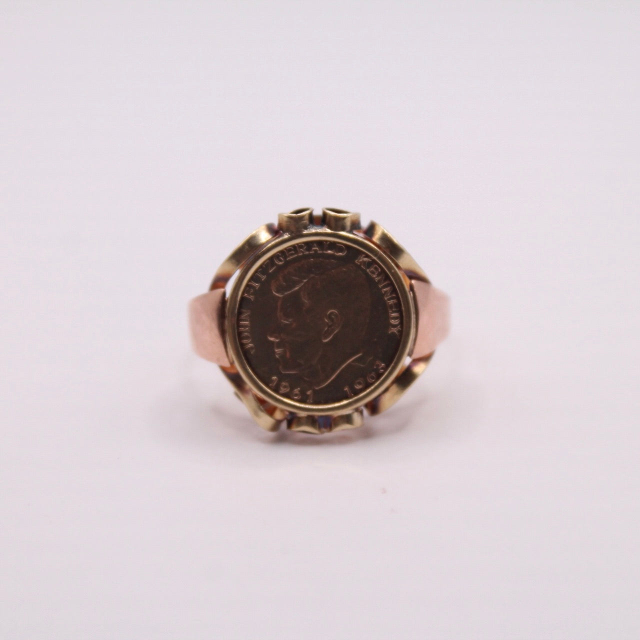 John F Kennedy Coin Ring