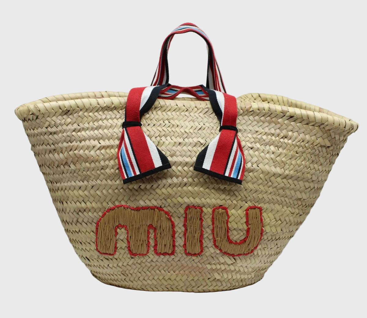 Miu Miu Raffia Hand Bag