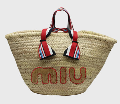 Miu Miu Raffia Hand Bag