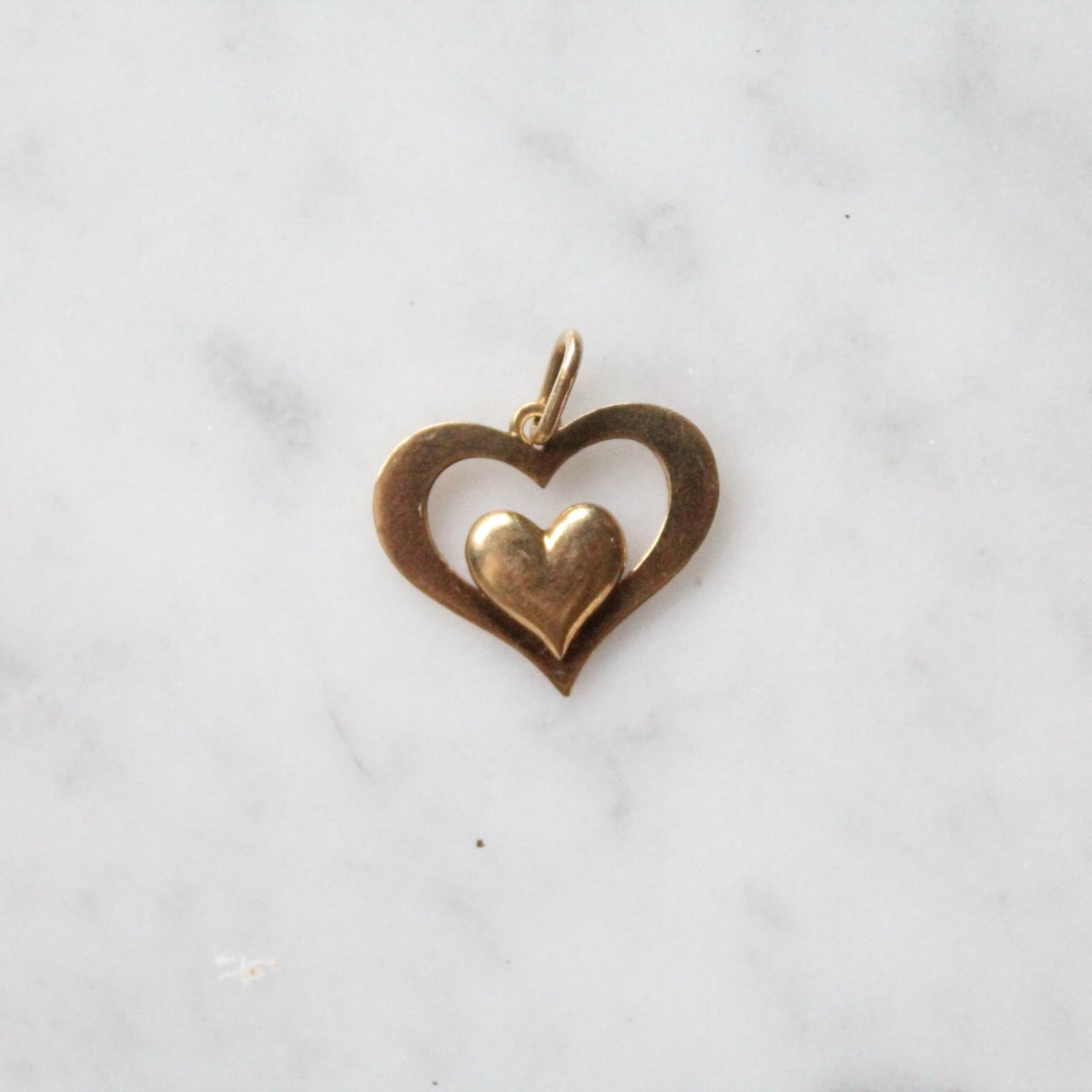 3D Heart Charm